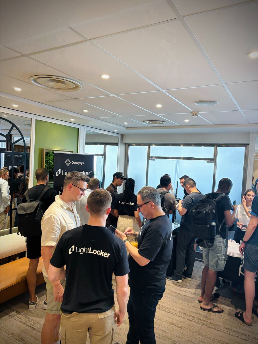 Optalysys's tweet image. 👌 What a day: the Optalysys team have been making the most of Encryption Day 2025, and our last day in Cannes. Big thanks to @FhenixIO  for organising #encryptionday - it&apos;s been a super round-off to our week at EthCC[8] 🇫🇷

#FHE #blockchaininnovation #ethcc @EthCCweek @EthCC