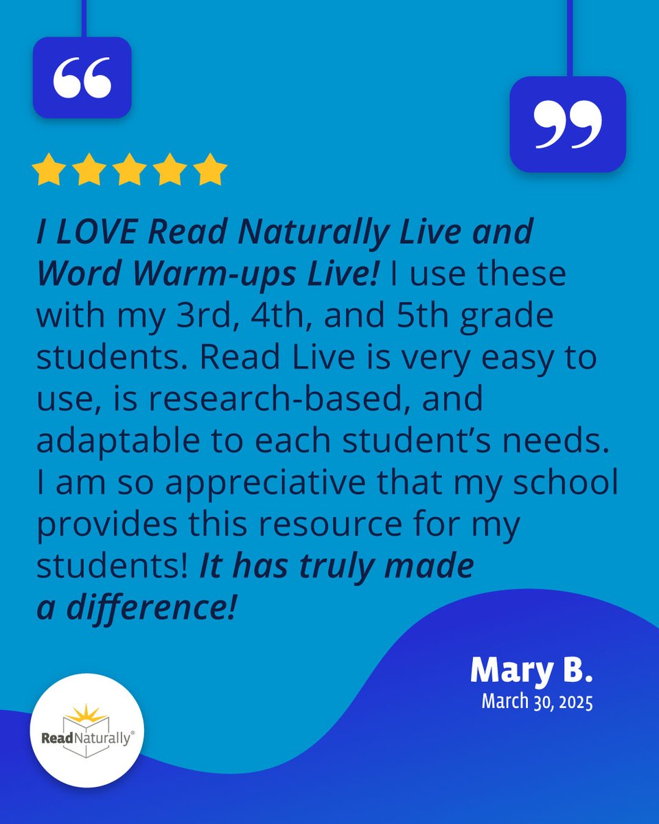 Teachers love how Read Live makes it easy to individualize instruction, track progress, and accelerate reading success. It builds fluency, teaches phonics, boosts comprehension, and so much more. Read Live gives you the tools to support every reader, right where they are.