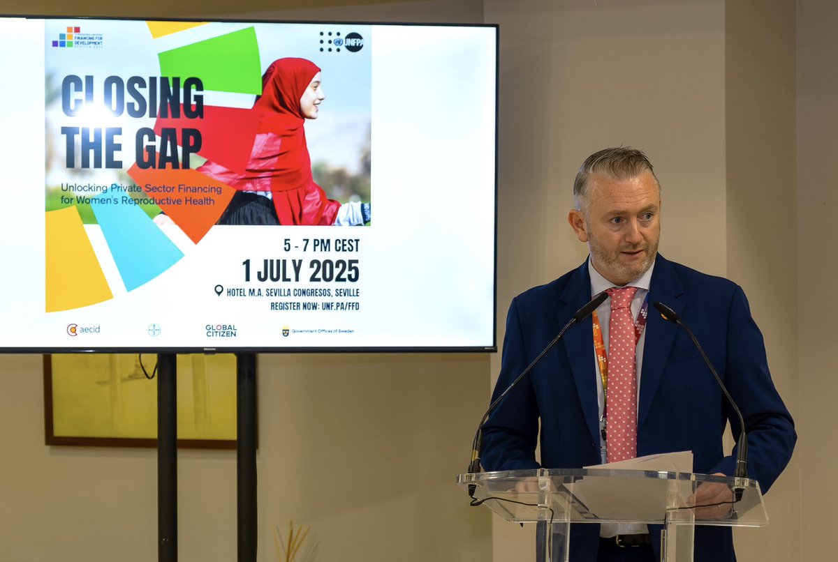 PioSmith_UN's tweet image. Pleasure to join @Atayeshe at #FfD4 in Seville to highlight why investing in women’s health and rights is not just a moral imperative, it’s a smart economic choice.
Financing sexual and reproductive health must remain at the heart of the development agenda.
#InvestInHer