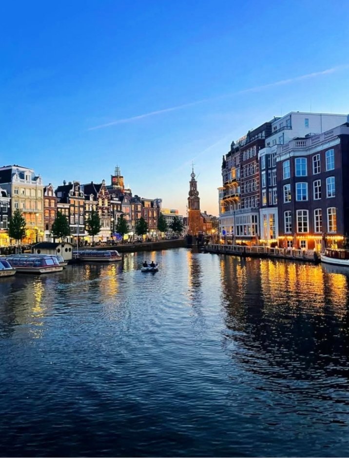 Golden hour in Amsterdam ✨
As the sun dips below the rooftops, the canals come alive with shimmering reflections and timeless charm.

📍 Location: Amsterdam, Netherlands
📸 Credit: @travelwithej

#AmsterdamMagic #NetherlandsBeauty #CanalVibes #GoldenHourGlow #TravelDreams