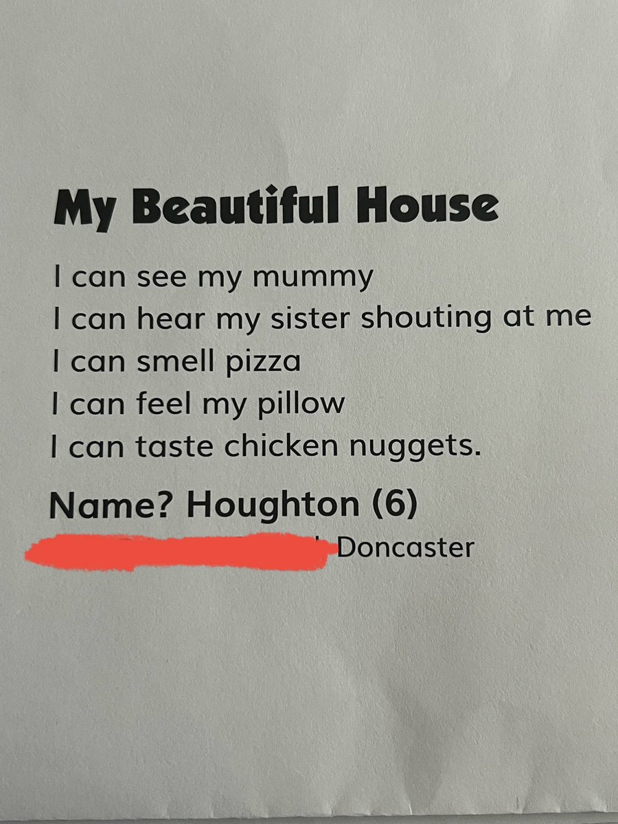 My incredible Caoimhe, (whose name is apparently too difficult to understand 🙄) is having a poem she has written at school, published in a book! I’m so happy for her 💜