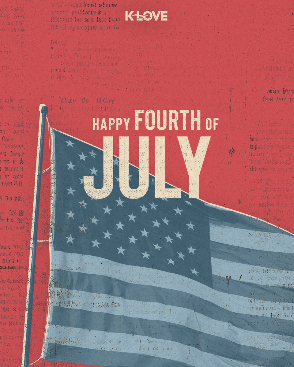 KLOVERadio's tweet image. "So if the Son sets you free, you are truly free." – John 8:36 NLT

Celebrating freedom today and every day 🇺🇸 Happy Fourth of July from your K-LOVE family!

#FourthOfJuly