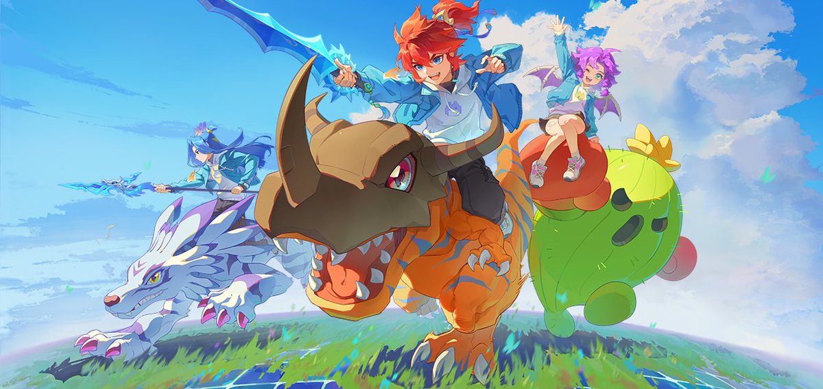 ZeriolS's tweet image. Digimon Adventure x Fantasy Westward Journey official arts.
#DigimonAdventure #Digimon
