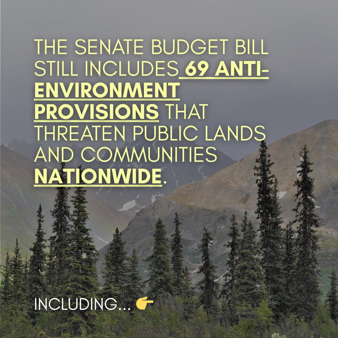 alaskawild's tweet image. Think all the public lands threats were removed from the Senate budget bill?

Not Quite.

📞 The House is voting NOW. Call 888-873-0885 and demand your Representative #StopTheArcticSellOff and #ProtectTheArctic before it’s too late.