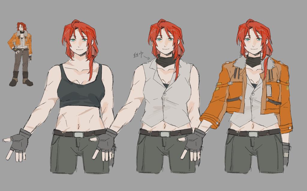 Okay，if I draw Randy♀in the future，I will follow this design(◦˙▽˙◦)
