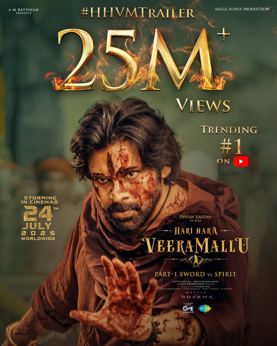 Shashank (@actorshashank) on Twitter photo #HariHaraVeeraMallu ππ»ππ»
Explosive #HHVMTrailer π₯π₯
#Powerstar <a href="/PawanKalyan/">Pawan Kalyan</a> π€π»π€π»
#AandhiVacchesindhi ππ»ππ»
#BoxOffice ki pandaga ππ»
Good luck to the entire team <a href="/MegaSuryaProd/">Mega Surya Production</a> ππ»ππ»
youtu.be/Qv-NEQJehVU?siβ¦ #HariHaraVeeraMallu ππ»ππ»
Explosive #HHVMTrailer π₯π₯
#Powerstar <a href="/PawanKalyan/">Pawan Kalyan</a> π€π»π€π»
#AandhiVacchesindhi ππ»ππ»
#BoxOffice ki pandaga ππ»
Good luck to the entire team <a href="/MegaSuryaProd/">Mega Surya Production</a> ππ»ππ»
youtu.be/Qv-NEQJehVU?siβ¦