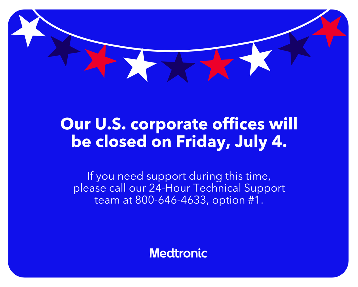 Our U.S. corporate offices will be closed on Friday, July 4. We wish you a happy Fourth of July weekend!

If you need support during this time, please call our 24-Hour Technical Support team at 800-646-4633, option #1.

You can also request sensor replacements or a new belt clip,
