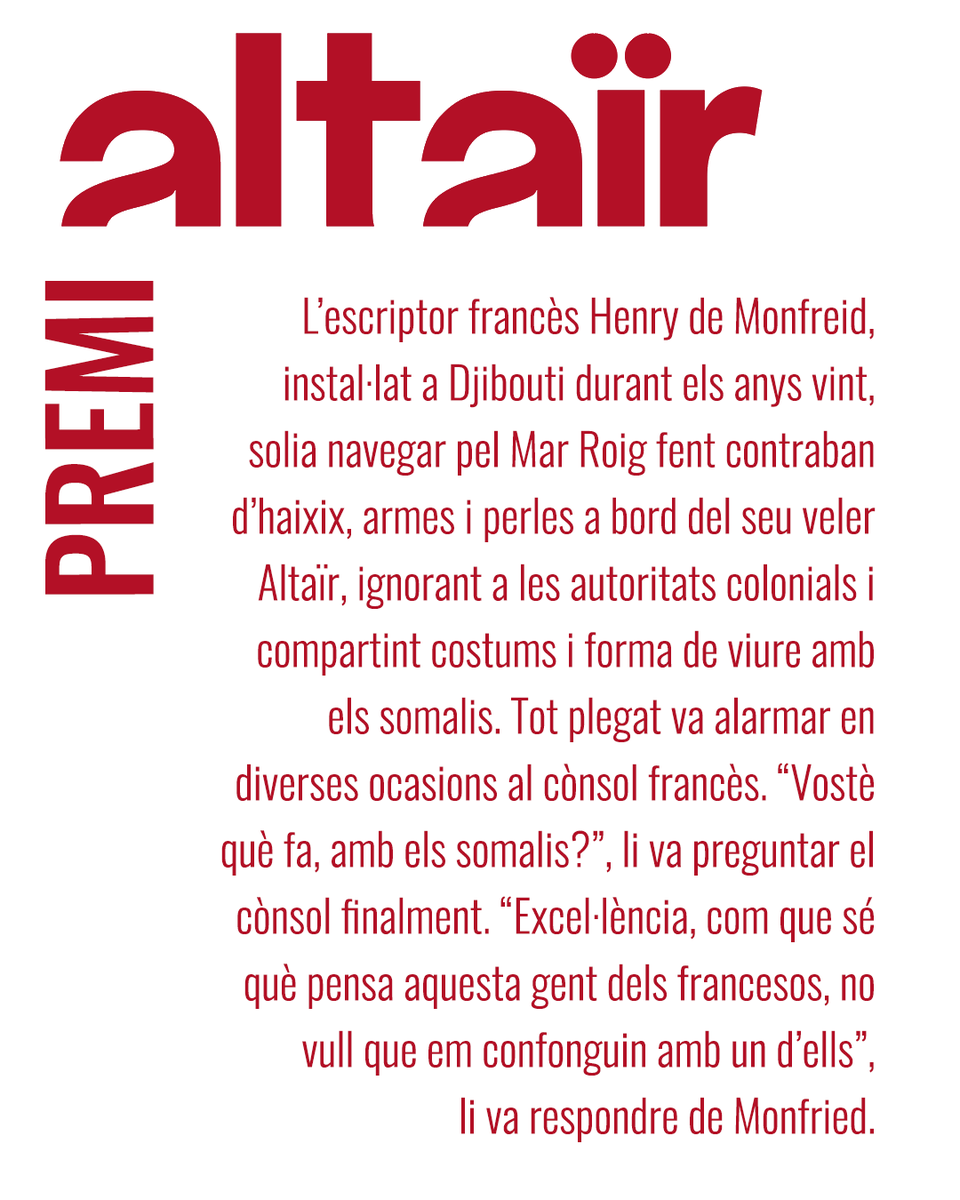 altairviatges's tweet image. Neix el Premi Altaïr de Literatura de Viatges!

Altaïr i l’@EditorialFolch presenten amb gran il·lusió la primera edició del Premi Altaïr, guardó que s’atorgarà a una obra de no-ficció emmarcada dins del gènere de la literatura de viatges📚🗺️