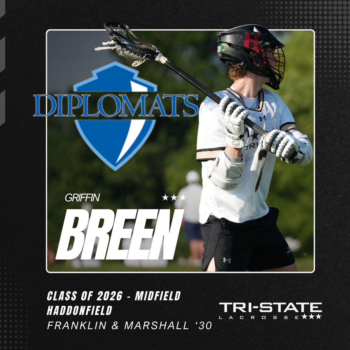 Congratulations to Griffin Breen (Haddonfield) on his commitment to <a href="/fandmMLAX/">F&M Men's Lacrosse</a>! #onegoal <a href="/MikeKinneyHS/">Mike Kinney</a> <a href="/HaddonfieldLax/">Haddonfield Lacrosse</a>