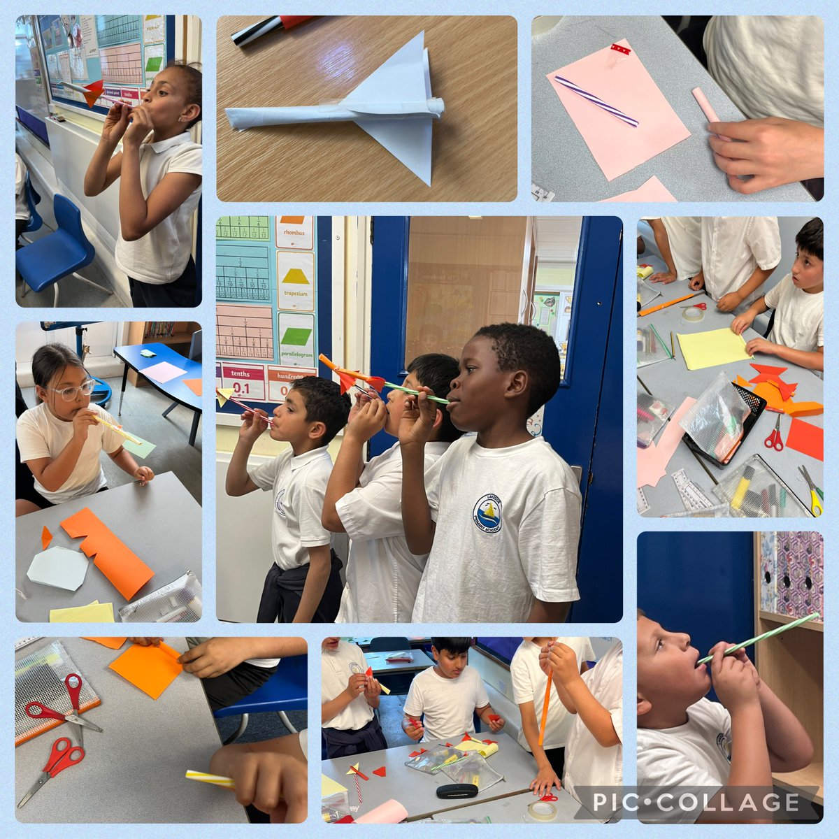 Blast off! In their #STEM project Y4 made simple rockets out of paper and launched them by blowing into a drinking straw and seeing which flew the furthest. They thought about physics, aerodynamics, flight and stability. 🚀 <a href="/TheRoseLearning/">Rose Learning Trust</a> <a href="/STEMLearningUK/">STEM Learning</a>