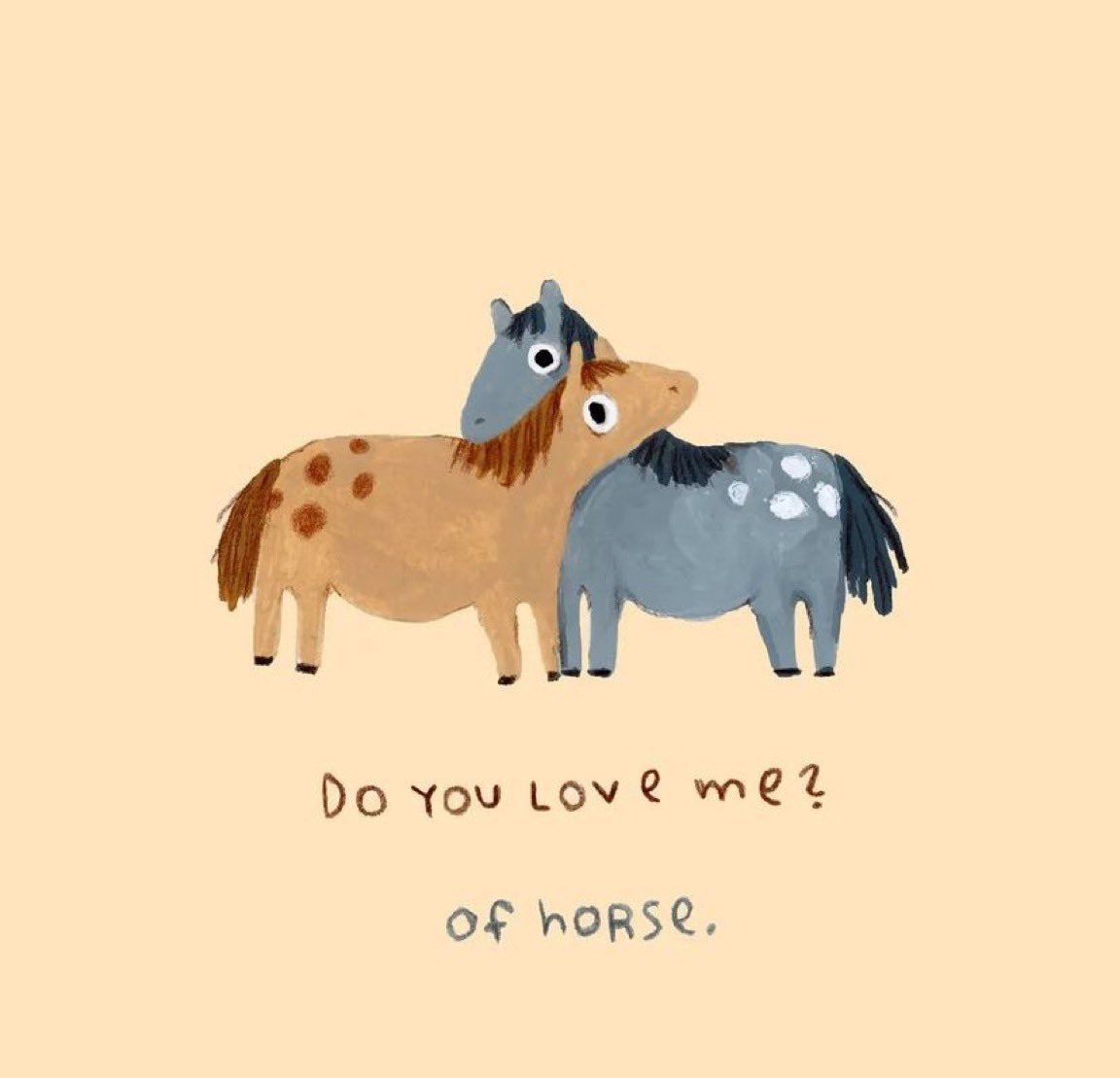 “of horse.”