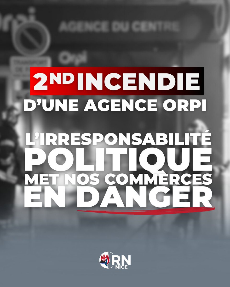 RN_Nice06's tweet photo. Rima Hassan filme les visages d’agents ORPI et la façade de leur agence, en pleine polémique.

Quelques jours plus tard : deux agences incendiées, à Marseille et Golfe-Juan. Et elle parle… d’intelligence artificielle.
L’irresponsabilité en action.

#RassemblementNational #Orpi https://t.co/sddCnxY9Qt