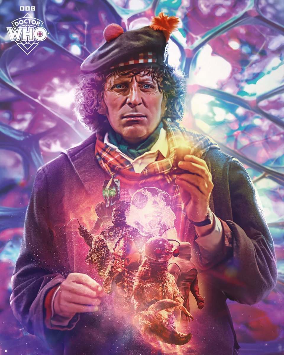 DoctorWho_Today's tweet image. Get ready to wrap up in style with the Fourth Doctor's iconic style! 🧣💿
The Collection Season 13 of #DoctorWho is coming to Blu-ray! 📺️