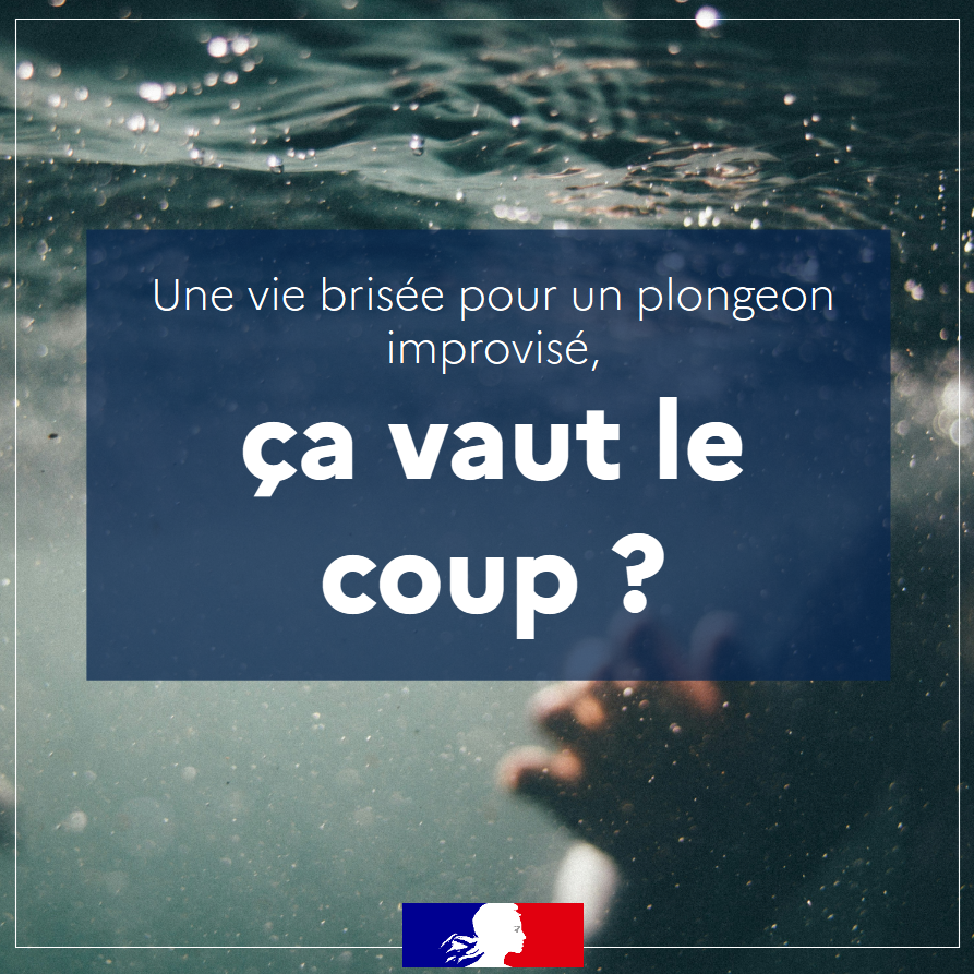 Prefet94's tweet photo. #Prévention | Une vie brisée pour un plongeon improvisé, ça vaut le coup ?
 
🚨‼️ De nouveaux cas de morts par noyade ont été recensés ces derniers jours dans le #ValdeMarne.
 
⚠️ La vigilance absolue doit s'imposer à tous. La baignade hors des zones dédiées fait courir aux nageurs un danger mortel.

Cet été, ne prenez aucuns risques pour votre vie.