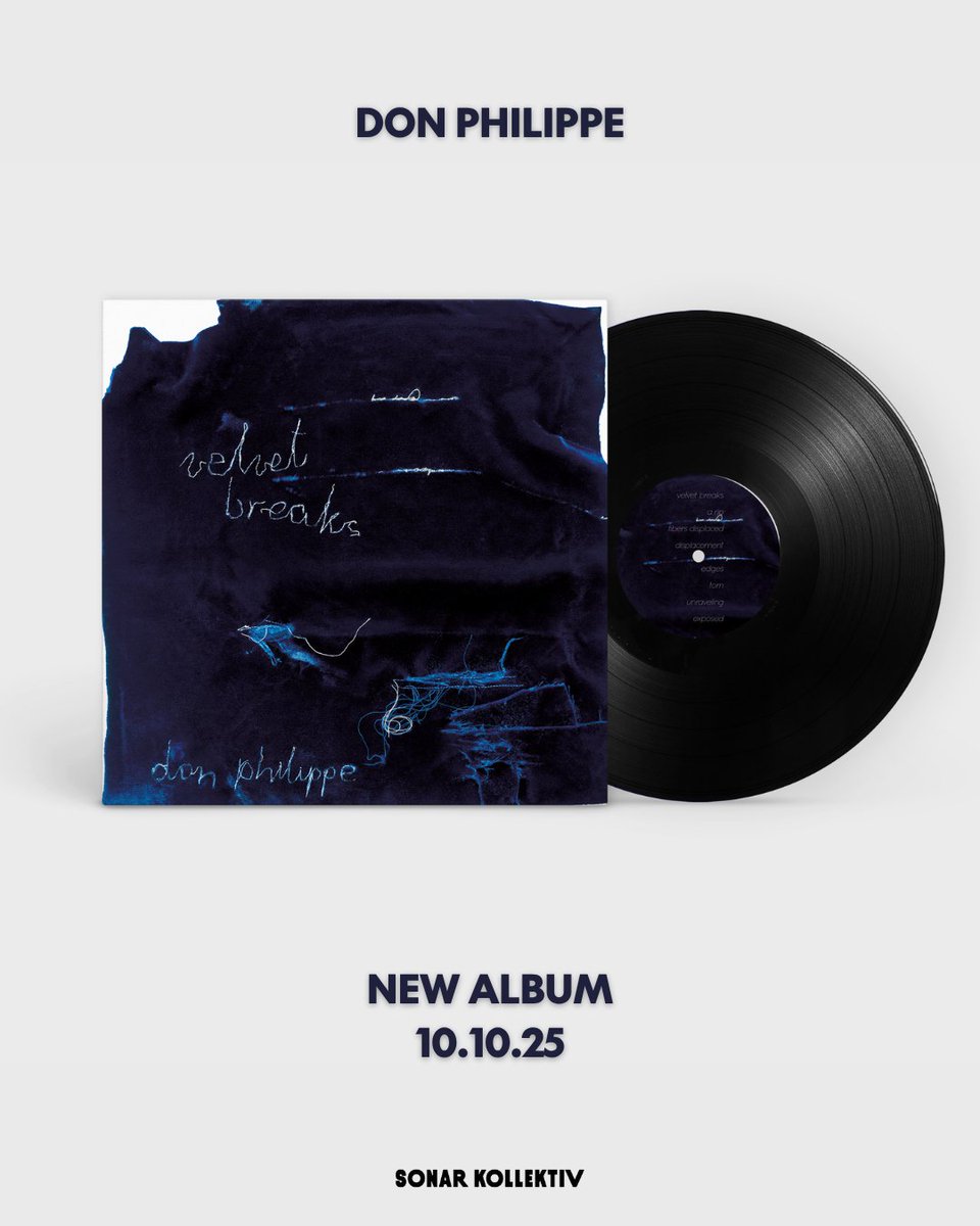 Out Now: Don Philippe – “exposed”
The second single from the upcoming album Velvet Breaks is here.

sonarkollektiv.lnk.to/velvet-breaks

Lo-fi layers, dusty drums, and fragile melodies—“exposed” dives deeper into the album’s introspective world of broken rhythms and analog warmth.

🎧 Listen