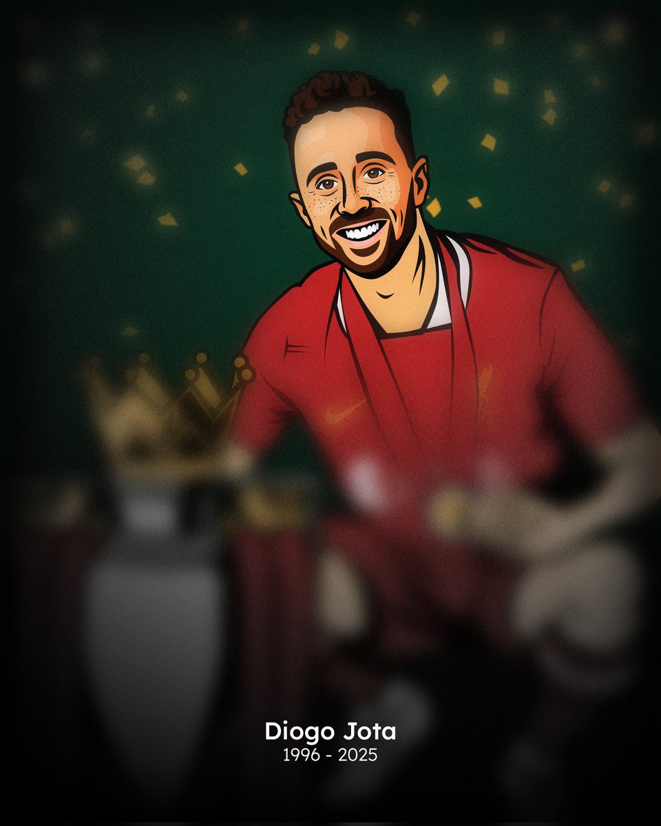 DeeJayDesign_'s tweet photo. Wanted to spend a couple of hours today drawing this fella. What a player, what a man.

RIP, Diogo Jota 🕊️

#DiogoJota #Jota #LFC #YNWA #RIP https://t.co/48qbumtfwH
