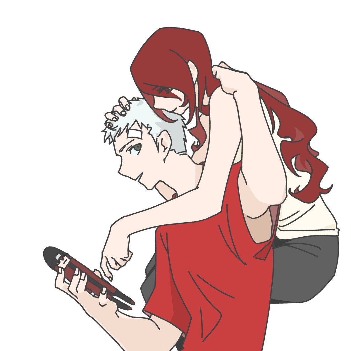 7_samux79763's tweet image. 🥹😚😇🩶🩷one day i'll have mitsuru's hair all over akihiko..😼
#akimitsu