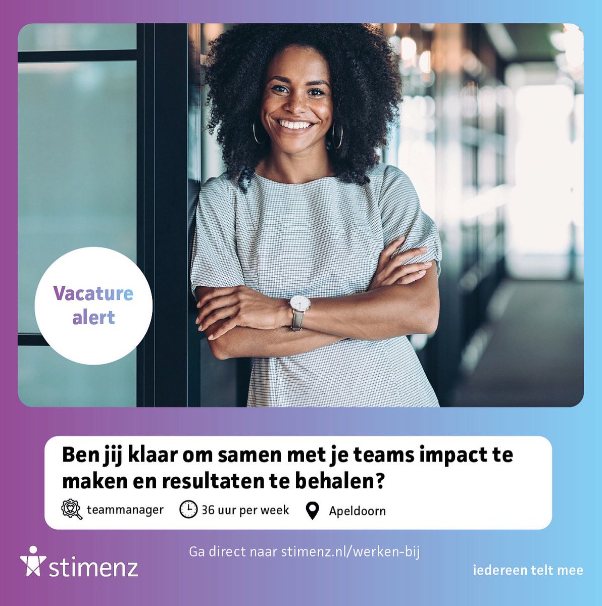 #vacature #teammanager