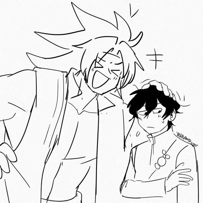 Headpat from Bhima nii-san #FGO #FateGO 