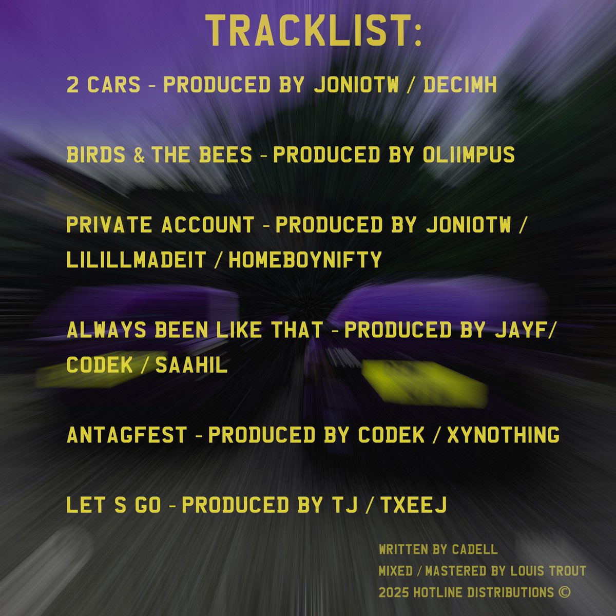 realcadell's tweet image. CADELL - OTW

ALL IN A DAYS WORK
THANKS TO EVERYONE INVOLVED 
EVERYONE SUPPORTING
I SEE ALL THE FAKE PEOPLE NOW, 
IT’S COOL

OUT ON ALL STREAMING PLATFORMS: ditto.fm/otw-cadell 

SOUNDCLOUD:
soundcloud.com/cadell/sets/otw

YOUTUBE:
youtube.com/playlist?list=…

COUP D’ETAT EN ROUTE! #OTW