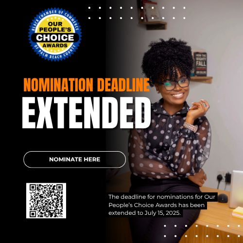 Due to popular demand, we’ve extended the nomination deadline for the Our People’s Choice Awards to JULY 15! 🎉Now’s the time to shout out your favorite business, nonprofit, or service provider in Palm Beach County!
🔗 Nominate here: bit.ly/OurPeoplesChoi…
