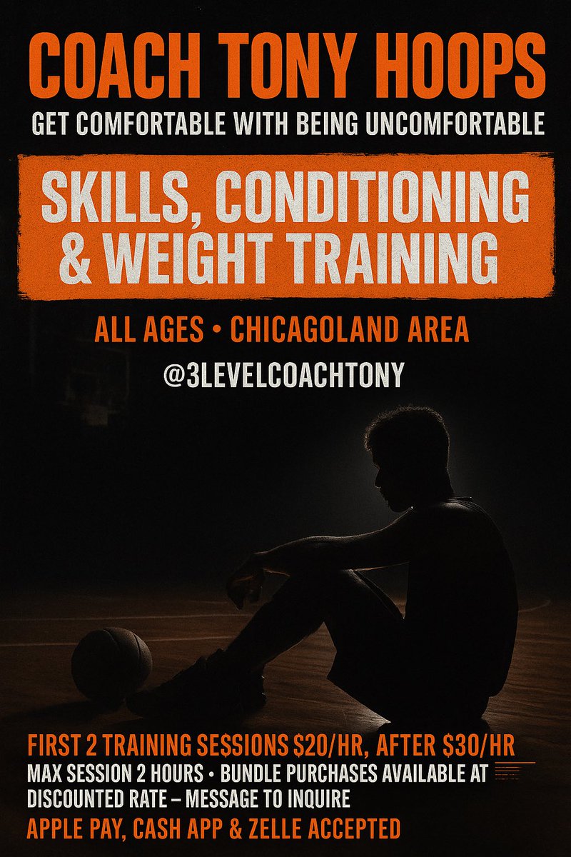 3LevelCoachTony's tweet image. Training sessions will be back after the holidays. Message me to book your sessions. It’s still offseason let’s work on your game so you are more than ready when the season starts!!! #Basketballtraining #chicago #chicagohoops #chicagobasketball