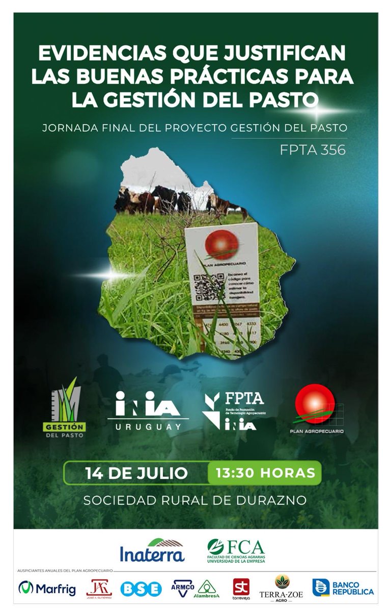 Los esperamos!!! ⁦<a href="/PlanAgro/">Plan Agropecuario</a>⁩