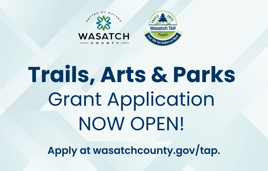 WasatchCounty's tweet image. 🌳✨ Have a great idea to enhance the trails, arts, or parks in Wasatch County? Now's your chance to bring your vision to life.
📅 Deadline: Sunday, Aug. 31 🔗 Apply Now: wasatchcounty.gov/tap