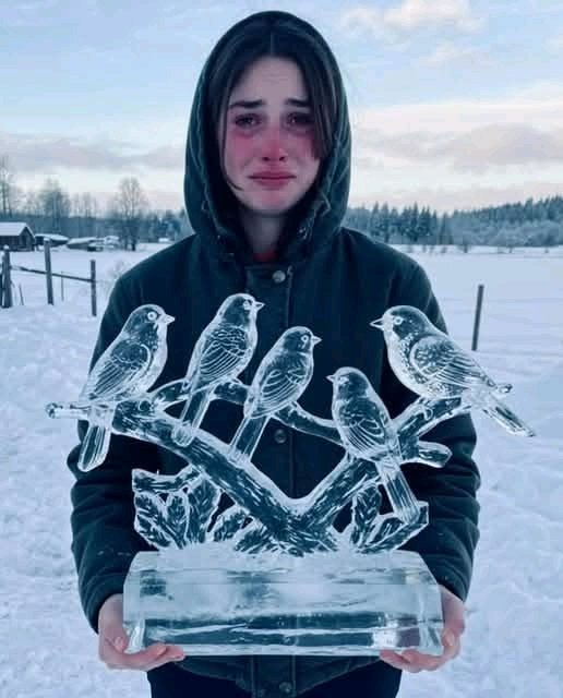 I spent so much time making The Ice Bird 🦅 but no one stopped to look at it or congratulate my artwork… 🥺🥺🥺🥺🥺