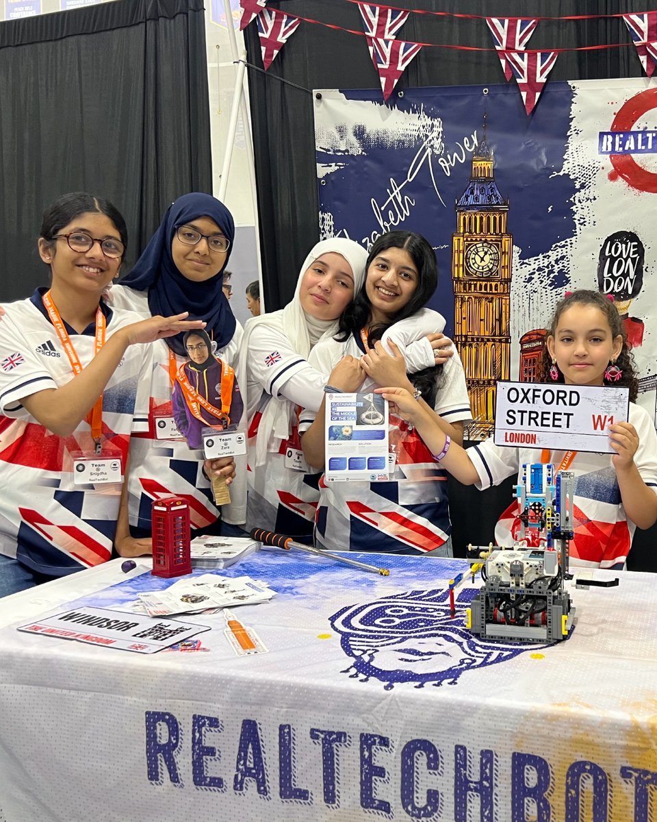 numbots's tweet image. 🎉🏆 Huge congratulations to the RealTech Bots!

We had the pleasure of sponsoring this all-girls team from Bracknell, who were crowned International Champions at the FIRST® LEGO® League global robotics competition in Florida this weekend! 🌍🤖

Beating 96 teams from 11…