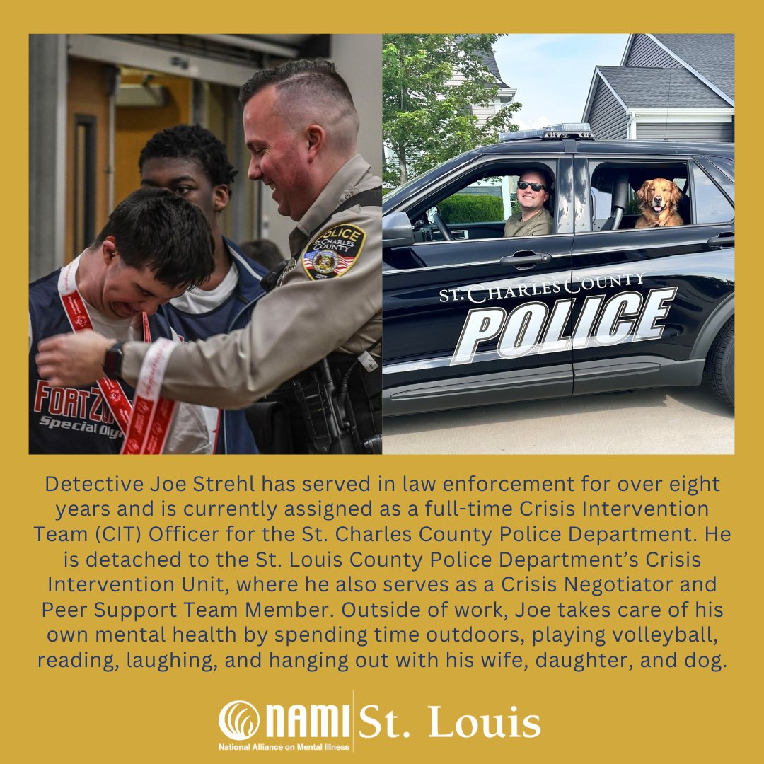 Here's something 'sweet' to enjoy on World Chocolate Day.

@NAMI St. Louis is launching a new Officer Spotlight initiative &amp; SCCPD Det. Joe Strehl is featured in their inaugural spotlight. 

To read more, go to:
facebook.com/StCharlesCount…