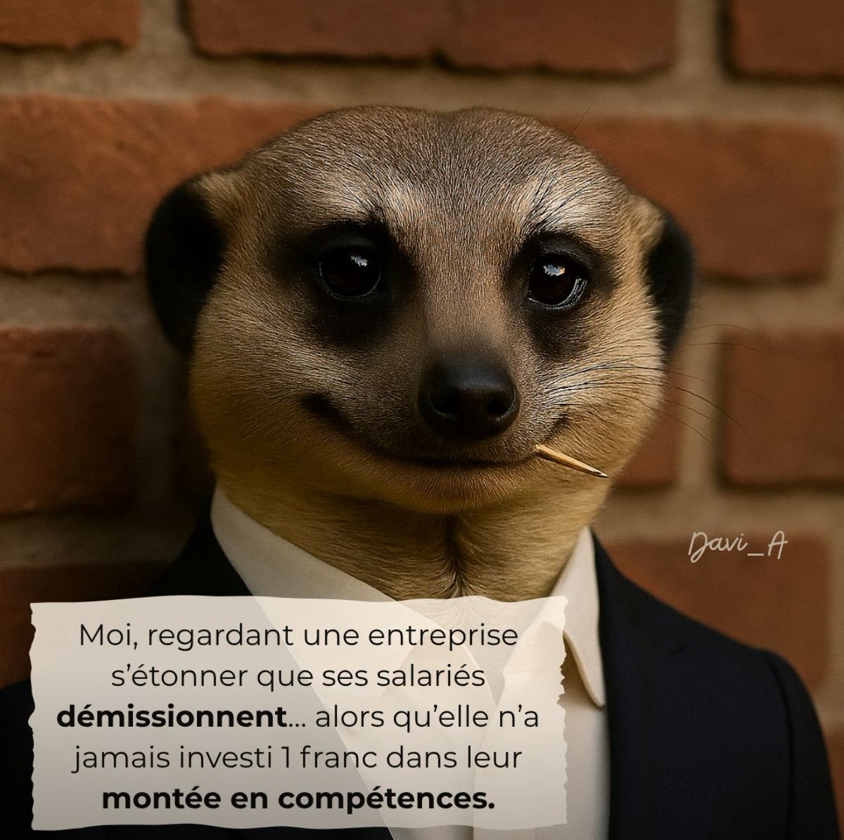 “𝑂𝑛 𝑛𝑒 𝑐𝑜𝑚𝑝𝑟𝑒𝑛𝑑 𝑝𝑎𝑠 𝑝𝑜𝑢𝑟𝑞𝑢𝑜𝑖 𝑖𝑙𝑠 𝑝𝑎𝑟𝑡𝑒𝑛𝑡…”

Ce n’est pas la génération qui est instable.
C’est le modèle qui refuse d’évoluer.

Former, 𝐜’𝐞𝐬𝐭 𝐟𝐢𝐝𝐞́𝐥𝐢𝐬𝐞𝐫.
Ignorer, 𝐜’𝐞𝐬𝐭 𝐝𝐞́𝐥𝐞́𝐠𝐮𝐞𝐫 𝐚̀ 𝐥𝐚 𝐜𝐨𝐧𝐜𝐮𝐫𝐫𝐞𝐧𝐜𝐞.

#RH