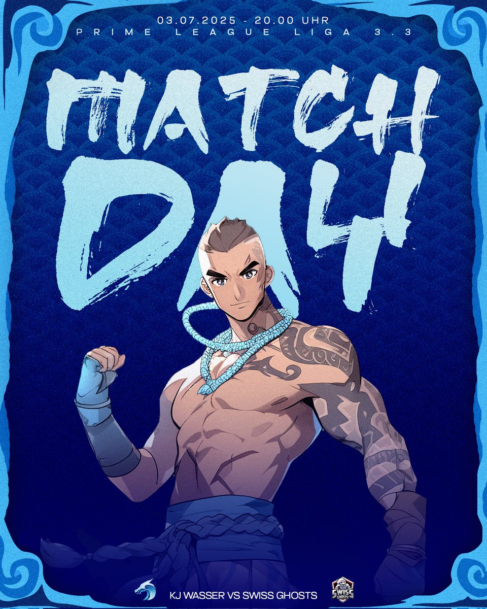 [PRM Liga 3 - Matchday #5] Das Ziel vor Augen 🌊

Matchday in der <a href="/PrimeLeague/">Die Techniker Prime League</a> Liga 3.3 für unser Team Wasser und mit einem Sieg wäre man bereits nahezu sicher für die Playoffs qualifiziert ⚔️

🕗 20:00 Uhr
🔴 twitch.tv/kanjiesports
🆚️ <a href="/swissghosts/">SwissGhosts</a>
🎙 <a href="/kj_nilox/">Nilox</a> &amp; @Forsaken53kj