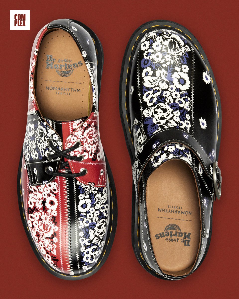 Dr. Martens x NOMARHYTHM TEXTILE 国内買付 Isham ミュール ドクターマーチンとノーマリズム テキスタイルが初の