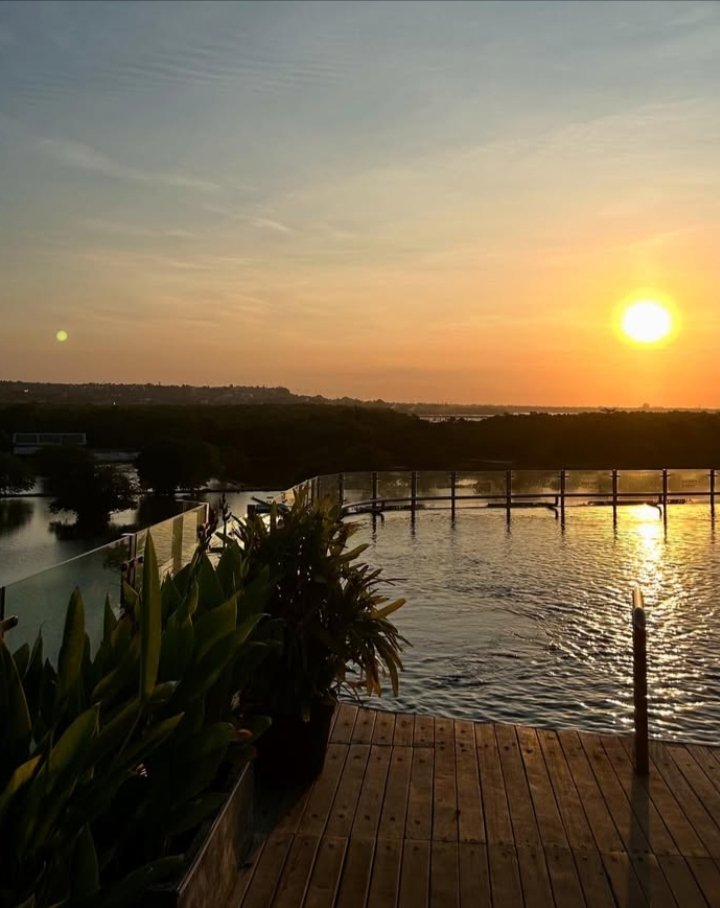Golden hour in paradise ✨🌴
The sun dips low, casting a warm glow over still waters — where time slows down and every breath feels like a blessing.
Captured at the edge of tranquility in beautiful Bali. 🌞🌊

📍The Nest Hotel, Nusa Dua
#BaliSunsets #GoldenHourMagic