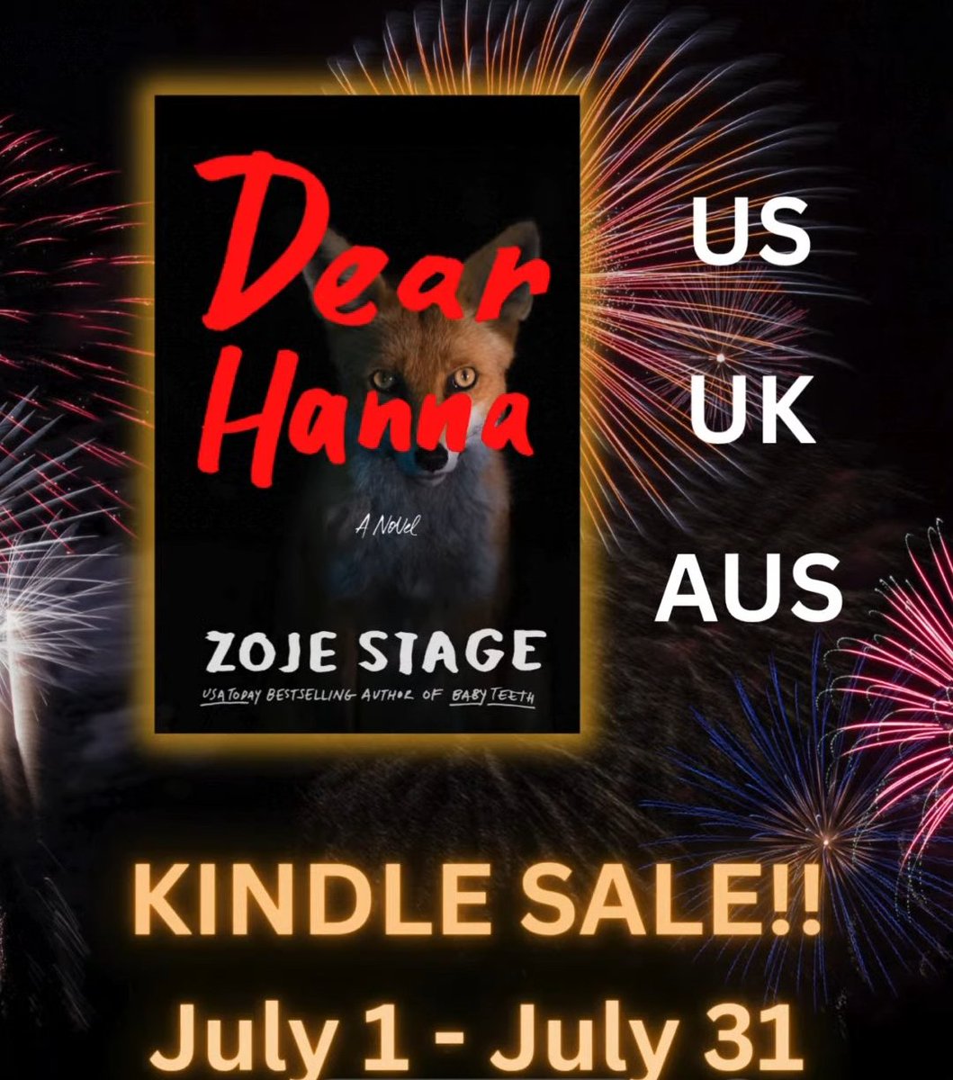 If you haven't read DEAR HANNA yet, this is a great month to do it!!
