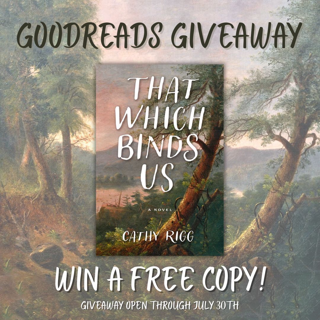 Win a free copy of a moving Southern fiction novel, THAT WHICH BINDS US by Cathy Rigg! 
Enter the Goodreads Giveaway right now through July 30th: goodreads.com/giveaway/show/… 

“Fans of Southern literature and historical fiction will welcome this new voice.” —Booklist
