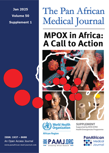 𝗦𝘂𝗽𝗽𝗹𝗲𝗺𝗲𝗻𝘁 𝗔𝗹𝗲𝗿𝘁!
-
P𝘂𝗯𝗹𝗶𝗰𝗮𝘁𝗶𝗼𝗻 on a rolling basis, till December 2025.
-
More @ panafrican-med-journal.com/content/series…
-
#MPOX 
-
<a href="/Everyone/">Everyone</a> @Highlight