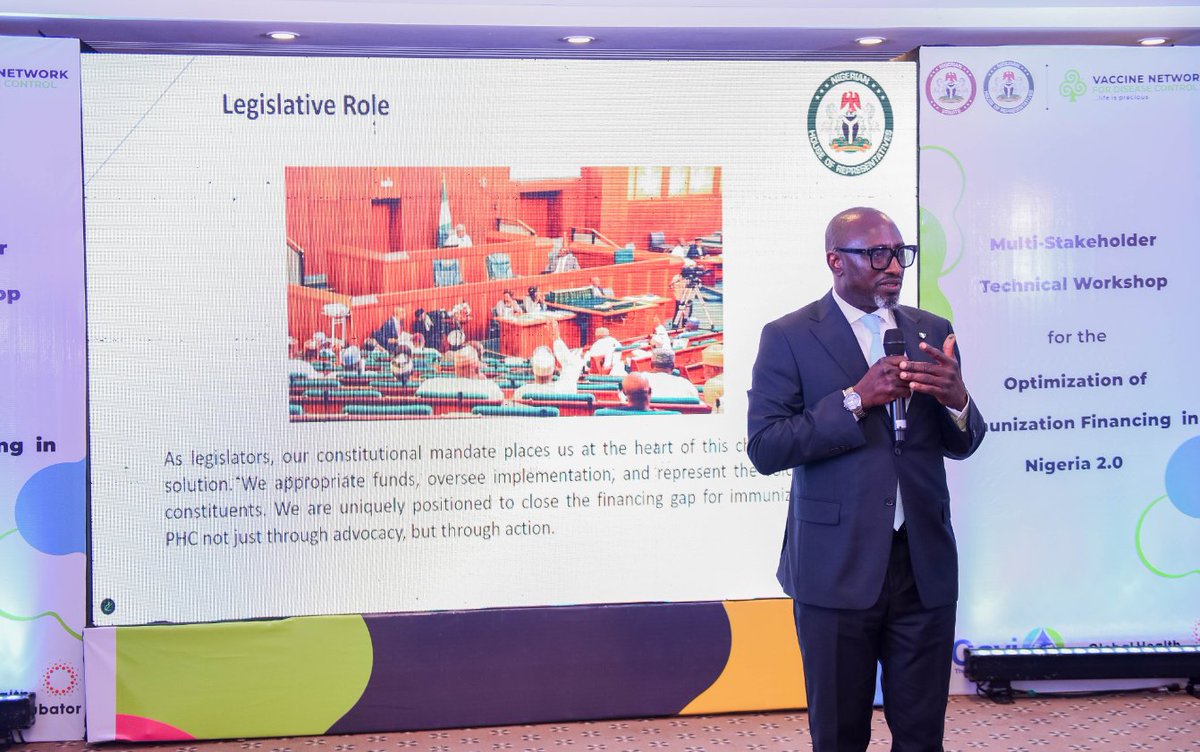 Vaccine Network for Disease Control (@vaccinenet_ng) on Twitter photo A defining moment for vaccine financing in Nigeria!
Recently, the House of Representatives Committee on Healthcare Services, under the leadership of Hon. Amos Magaji <a href="/amos_gwamna/">Amos Gwamna Magaji</a> , convened a critical Multi-Stakeholder Technical Workshop for the Optimization of Immunization A defining moment for vaccine financing in Nigeria!
Recently, the House of Representatives Committee on Healthcare Services, under the leadership of Hon. Amos Magaji <a href="/amos_gwamna/">Amos Gwamna Magaji</a> , convened a critical Multi-Stakeholder Technical Workshop for the Optimization of Immunization
