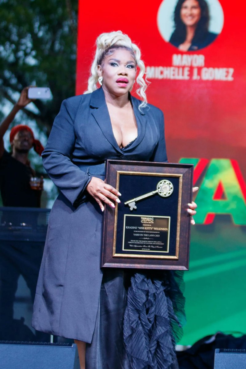 Congrats to West St. Andrew's very own Khadine Hylton on receiving the Key to the City of Tamarac and a Congressional Proclamation! Your journey continues to inspire many, especially young women across Jamaica and the diaspora. Keep shining and continue making us proud.