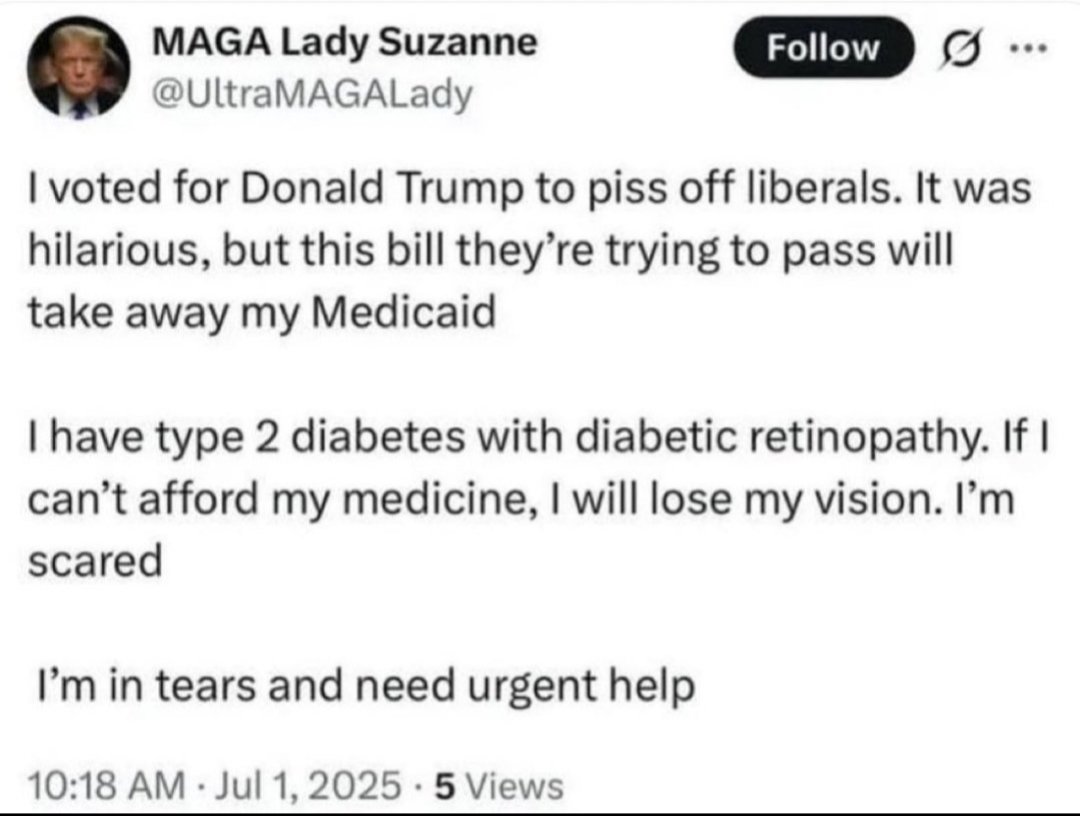 Zero fucks given. Zero sympathy. The 'I voted to make those I dislike suffer' crowd now bleating about being made to suffer. Diddums. Never wish for what you really want because one day you might just get it.