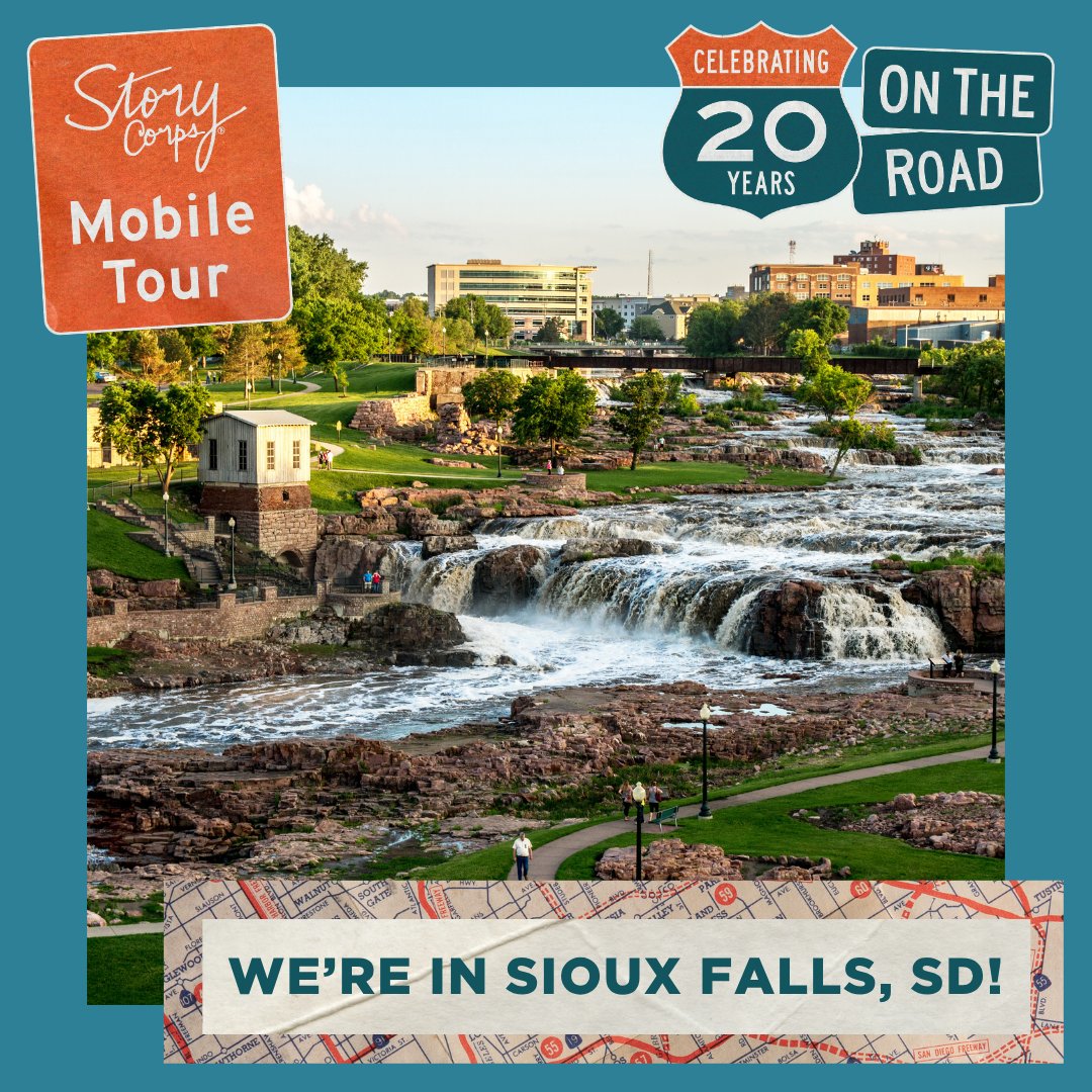 Sioux Falls — we’re here! 👋🎙️

📍We’re partnering with <a href="/SoDakPB/">SDPB</a> to record YOUR story! Bring a conversation partner to our Airstream outside of Washington Pavilion of Arts and Science through August 7!

All you have to do is book an appointment now! → storycor.ps/4klndsP