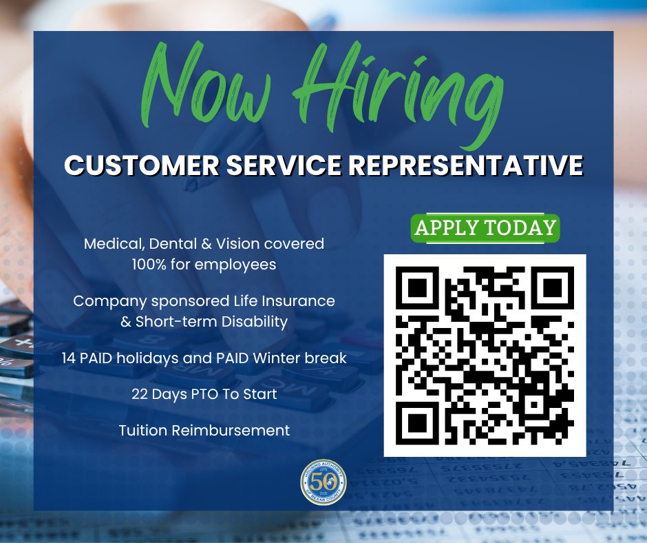 Now Hiring! Apply today! #NowHiring