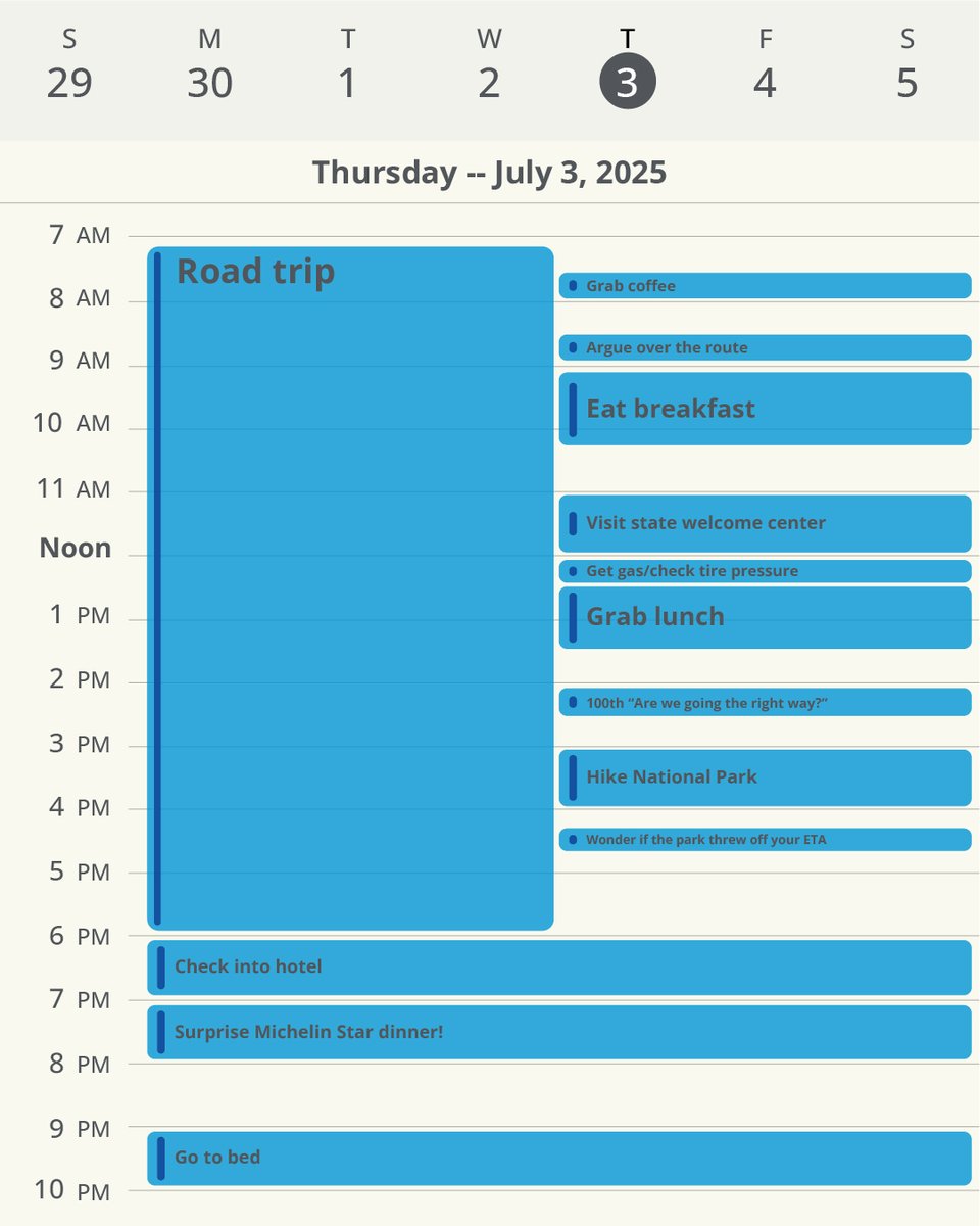 Today’s agenda: Drive, thrive, repeat. 😎🚙💨
