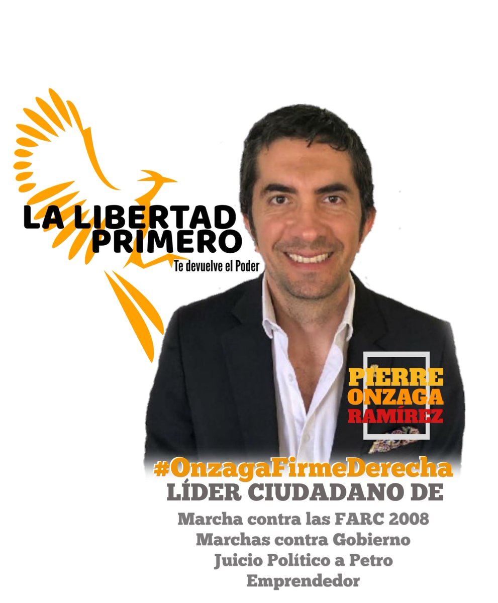 LLPrimero's tweet photo. Movimiento derecha libertaria, con valores de familia y vida, reducción del Estado, justicia y libre empresa, nace en su primer acto legal público el 17 de junio de 2025.
📢A ganar las presidenciales y de congreso. 
🇨🇴👊 @pierreonzaga
#OnzagaFirmeDerecha
#LaLibertadPrimero https://t.co/BBdZ398sYw