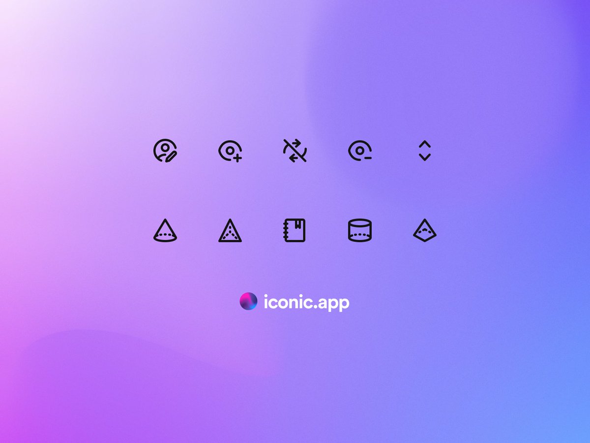 New icons are here! ✨   

Get them at iconic.app