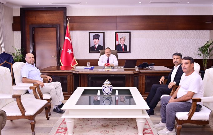 Aydın Roman Masası Heyeti Vali Canbolat’ı Ziyaret Etti