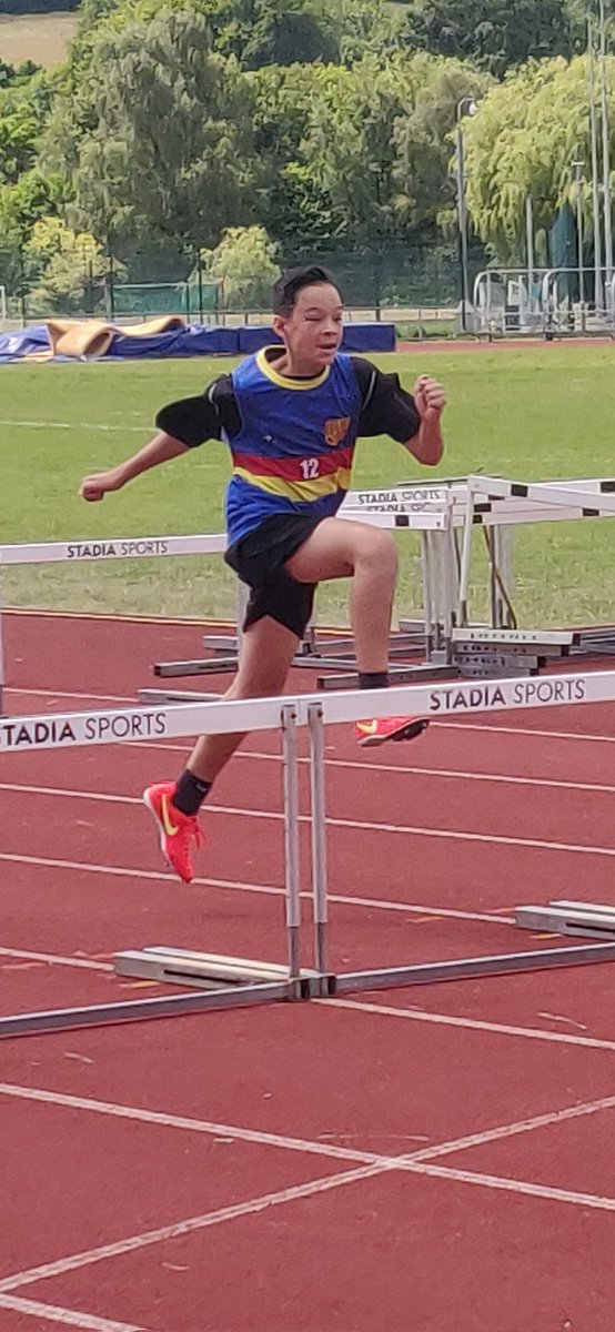 DOUBLE COUNTY CHAMPION
Massive congratulations to Xavier on becoming Glamorgan Valleys Schools Champion in the 70m Hurdles and in the High Jump after a great days competition in Aberdare.