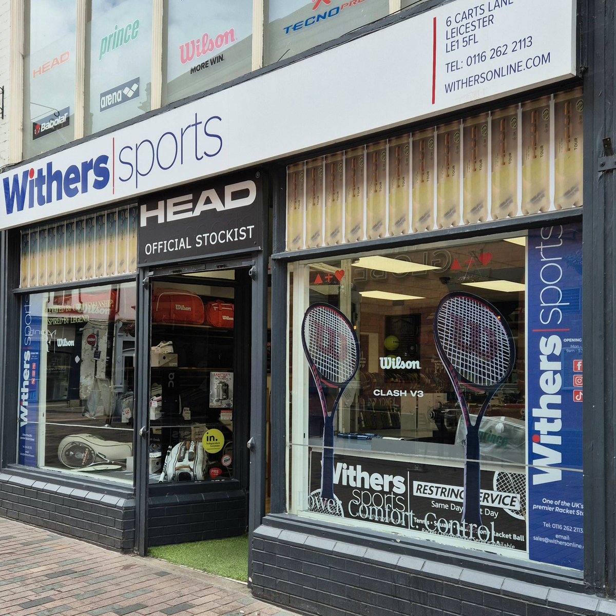 Wimbledon is in full swing and if you're looking to get kitted out for #tennis season then @WithersSports on Carts Lane in #Leicester is the place to go. They've been in business for 75 years and what they don't know about racket sports isn't worth knowing! 

 #Wimbledon