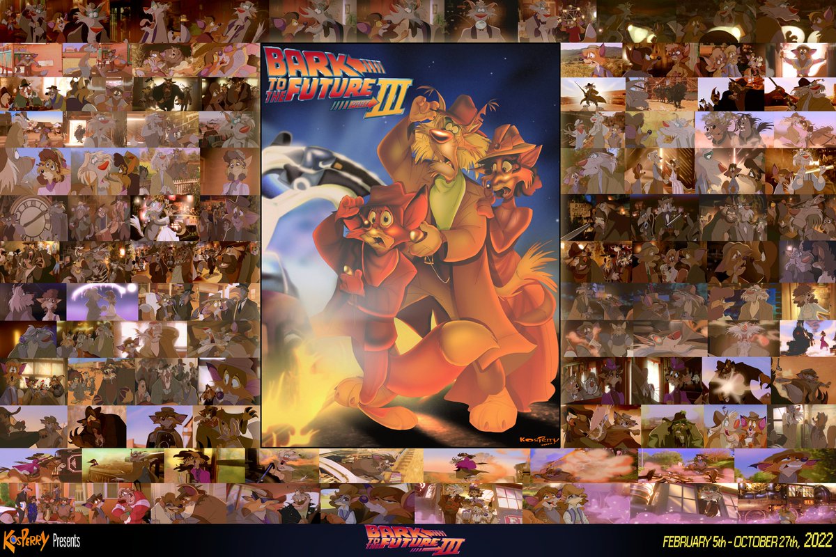 Kosperry's tweet image. Happy 40th Anniversary, Back to the Future! Forever among my all-time fav film trilogies!
🕰️⚡️🎸
As a fan of the films, I even worked on a project called Bark to the Future, where I drew re-imagined scenes from the trilogy! The series ran from 2020-2022!
(barktothefuturetrilogy.blogspot.com/?m=0)